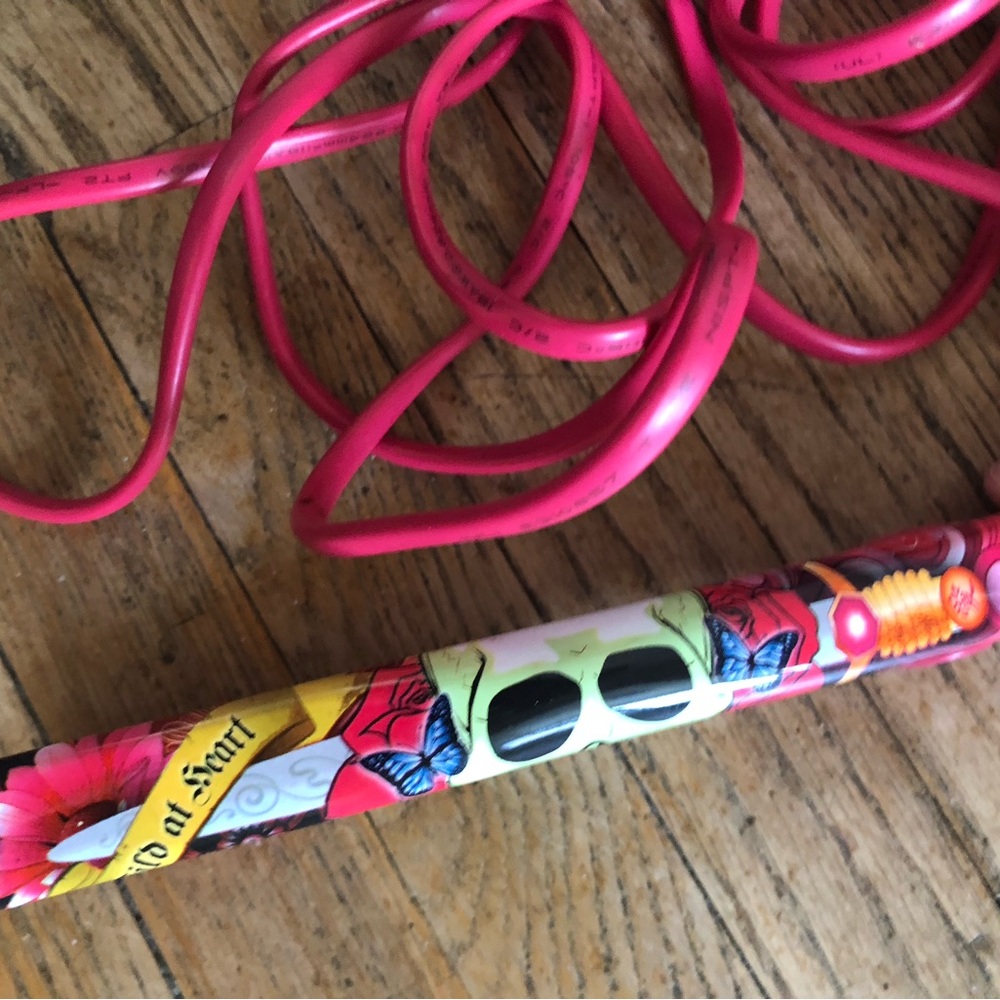 Ionika Pink and Green Hair Straightener